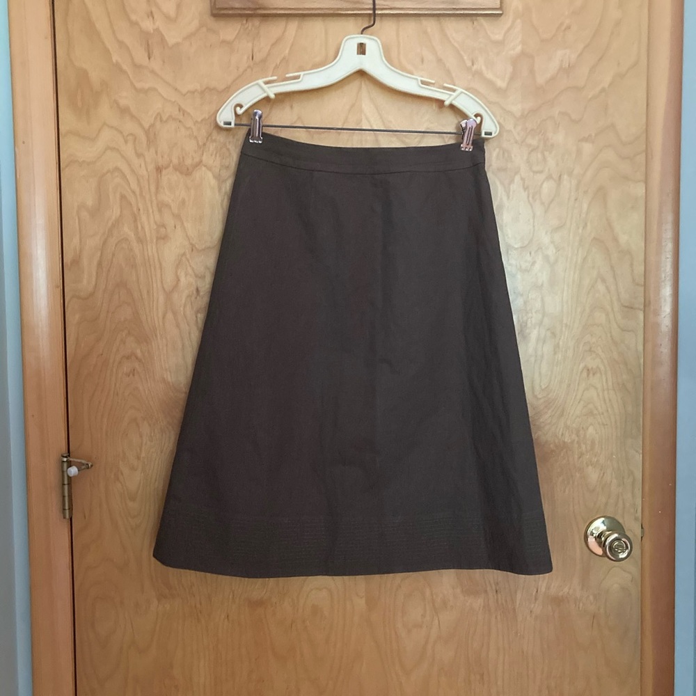 Talbots Brown Skirt Size 4 Petite
